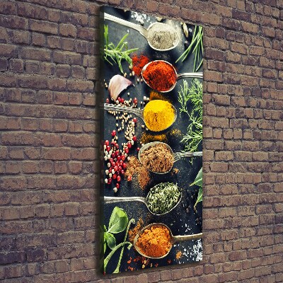 Quadro su tela canvas verticale Spezie