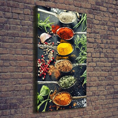 Quadro su tela canvas verticale Spezie
