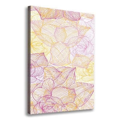 Quadro su tela canvas verticale Mobili