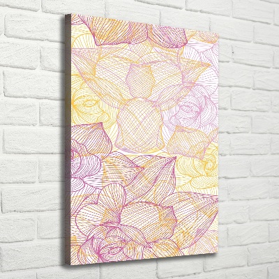 Quadro su tela canvas verticale Mobili