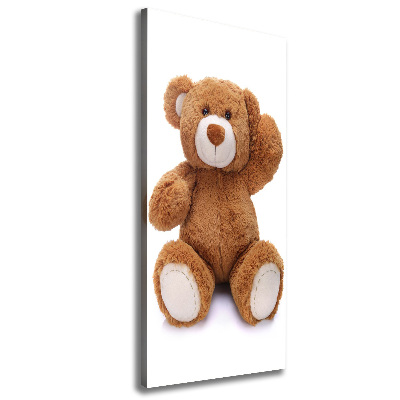 Quadro su tela canvas verticale Orsacchiotto di peluche