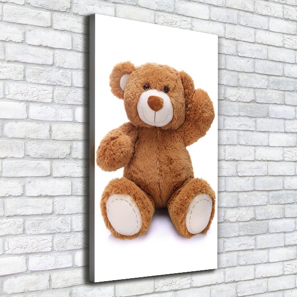 Quadro su tela canvas verticale Orsacchiotto di peluche
