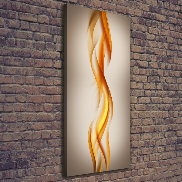 Stampa quadro su tela verticale Onde astratte