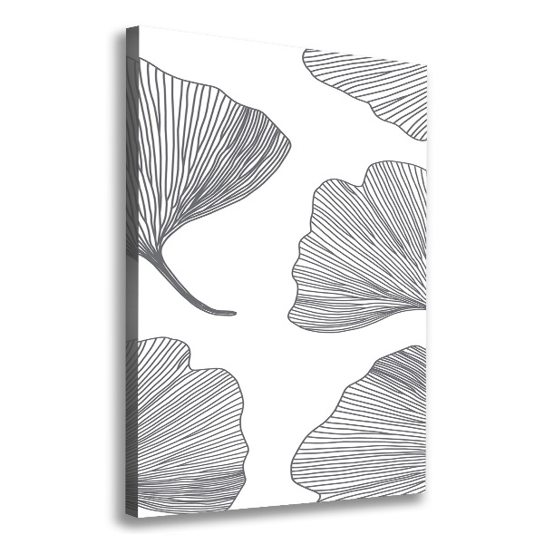 Stampa quadro su tela verticale Ginkgo