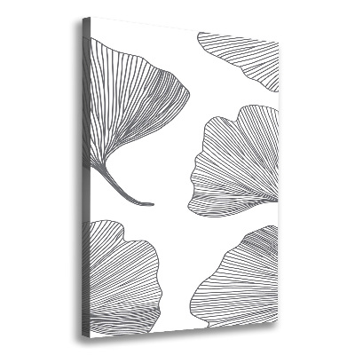 Stampa quadro su tela verticale Ginkgo