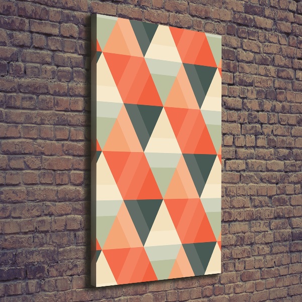 Stampa quadro su tela verticale Sfondo geometrico