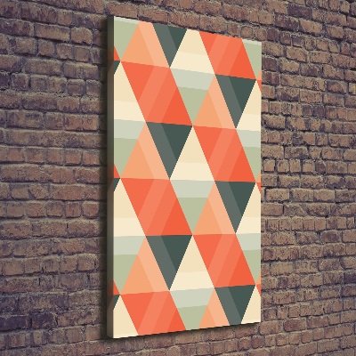 Stampa quadro su tela verticale Sfondo geometrico