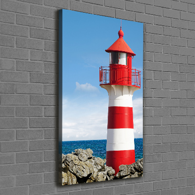 Quadro su tela canvas verticale Faro