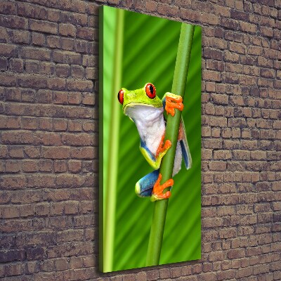 Quadro foto su tela verticale Rana arboricola europea