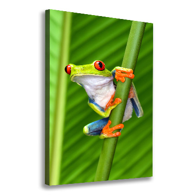 Quadro foto su tela verticale Rana arboricola europea