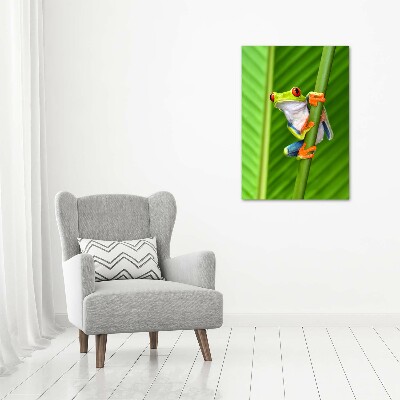 Quadro foto su tela verticale Rana arboricola europea