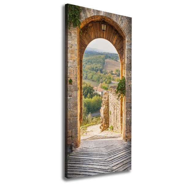 Quadro foto su tela verticale Toscana, Italia