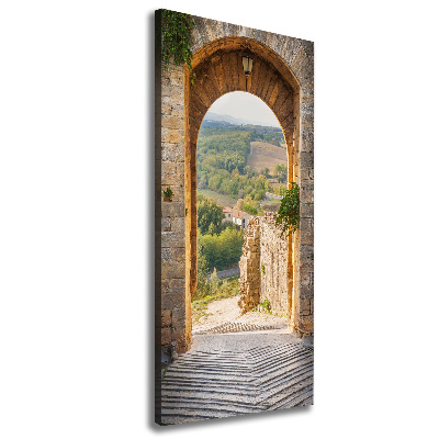 Quadro foto su tela verticale Toscana, Italia