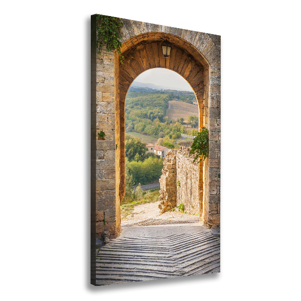 Quadro foto su tela verticale Toscana, Italia