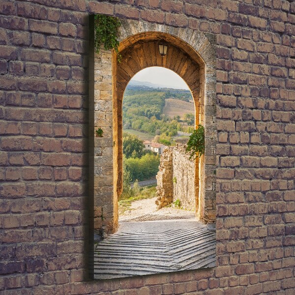 Quadro foto su tela verticale Toscana, Italia