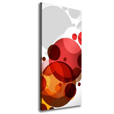 Quadro foto su tela verticale Astrazione del cerchio