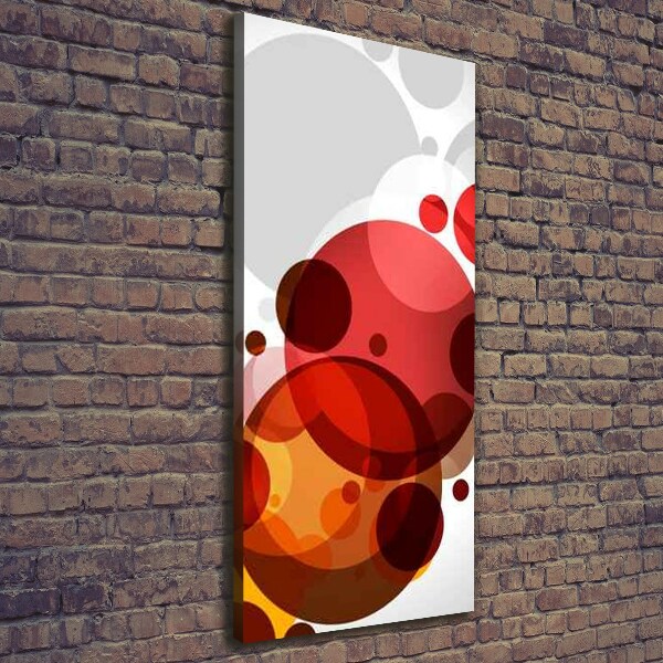 Quadro foto su tela verticale Astrazione del cerchio