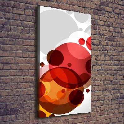 Quadro foto su tela verticale Astrazione del cerchio