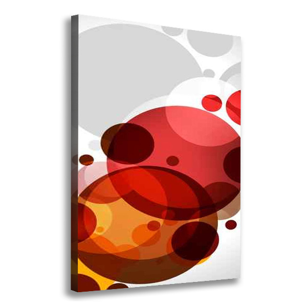 Quadro foto su tela verticale Astrazione del cerchio