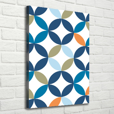 Stampa quadro su tela verticale Sfondo geometrico