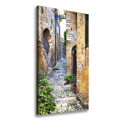 Quadro su tela canvas verticale Strade italiane