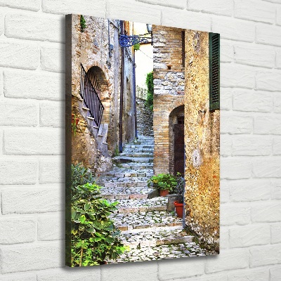 Quadro su tela canvas verticale Strade italiane