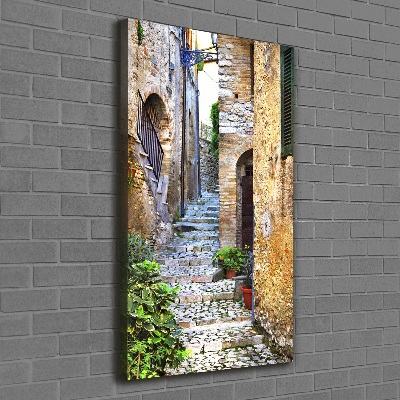 Quadro su tela canvas verticale Strade italiane