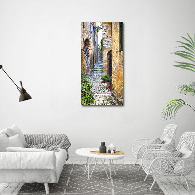 Quadro su tela canvas verticale Strade italiane