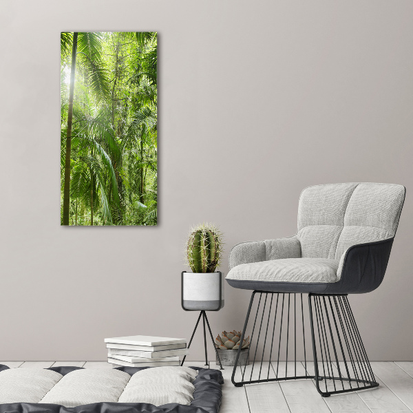 Quadro su tela canvas verticale Foresta pluviale