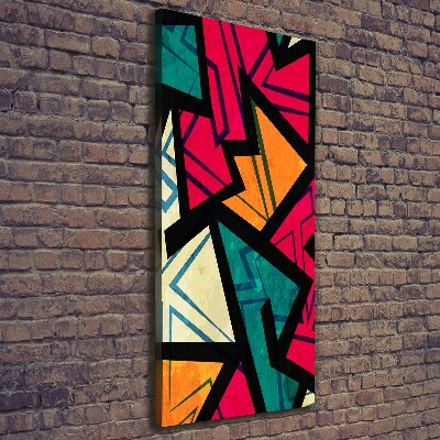 Quadro su tela canvas verticale Sfondo geometrico