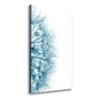 Quadro su tela canvas verticale Semi di tarassaco