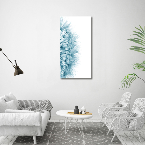 Quadro su tela canvas verticale Semi di tarassaco