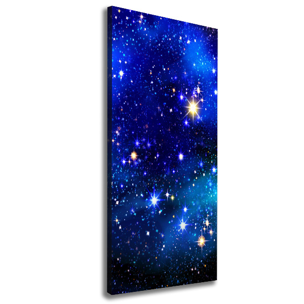 Quadro su tela canvas verticale Cielo stellato