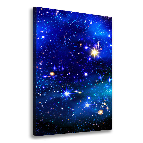 Quadro su tela canvas verticale Cielo stellato