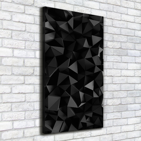 Quadro foto su tela verticale Astrazione 3D