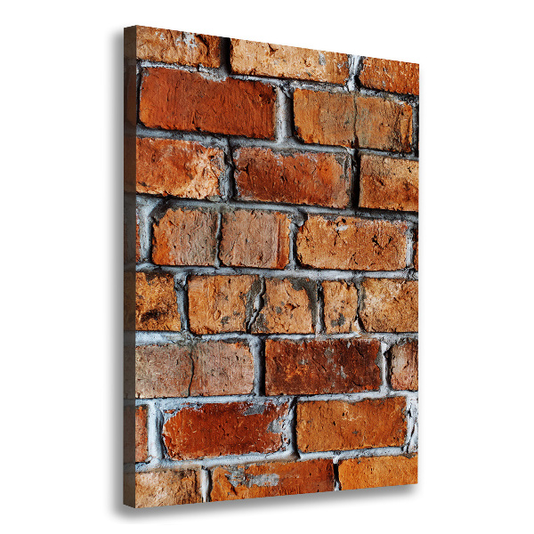 Stampa quadro su tela verticale Muro di mattoni