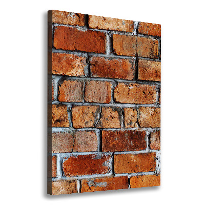 Stampa quadro su tela verticale Muro di mattoni