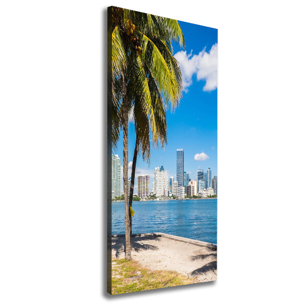 Quadro su tela canvas verticale Miami