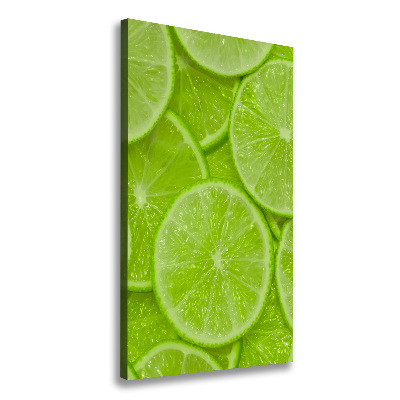 Quadro su tela canvas verticale Lime