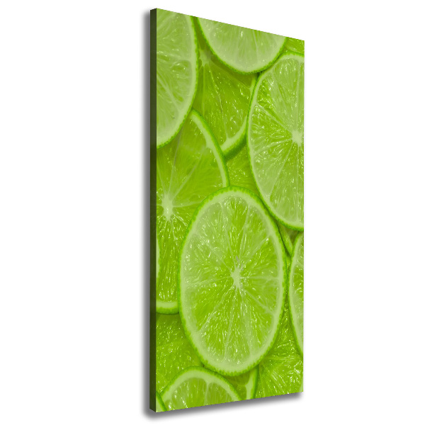 Quadro su tela canvas verticale Lime