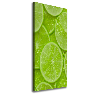 Quadro su tela canvas verticale Lime