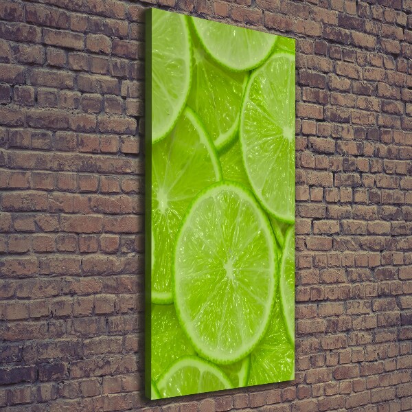 Quadro su tela canvas verticale Lime