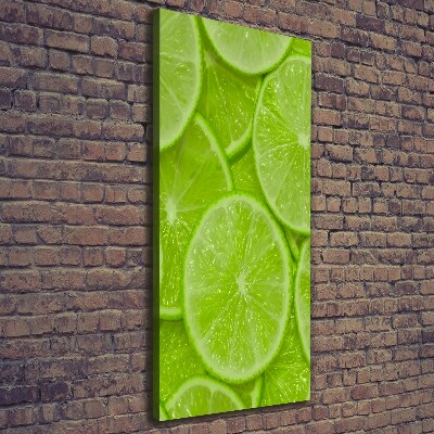 Quadro su tela canvas verticale Lime