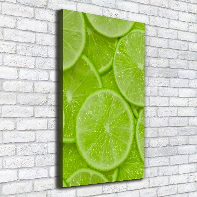 Quadro su tela canvas verticale Lime