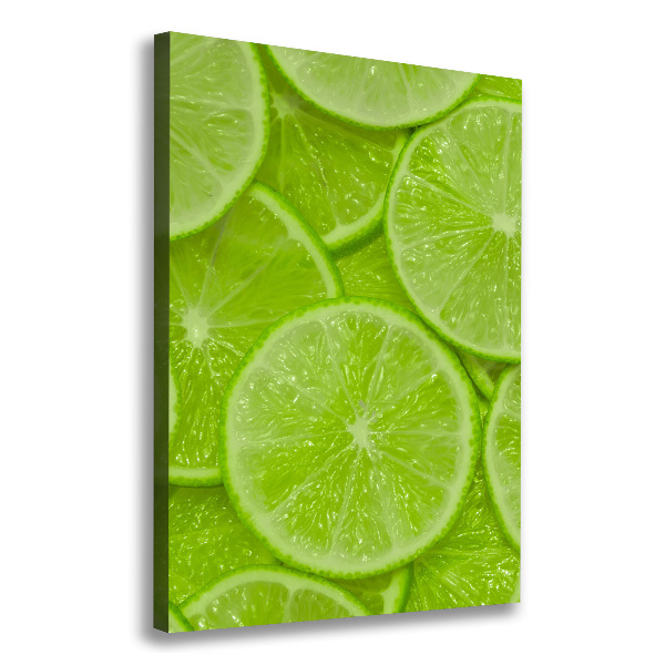 Quadro su tela canvas verticale Lime