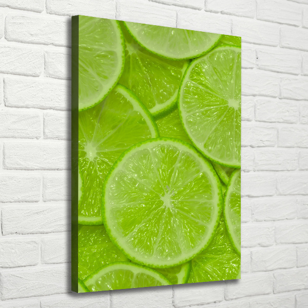 Quadro su tela canvas verticale Lime
