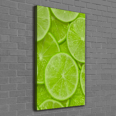 Quadro su tela canvas verticale Lime