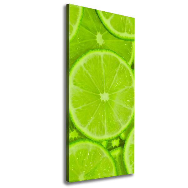 Stampa quadro su tela verticale Lime
