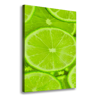 Stampa quadro su tela verticale Lime