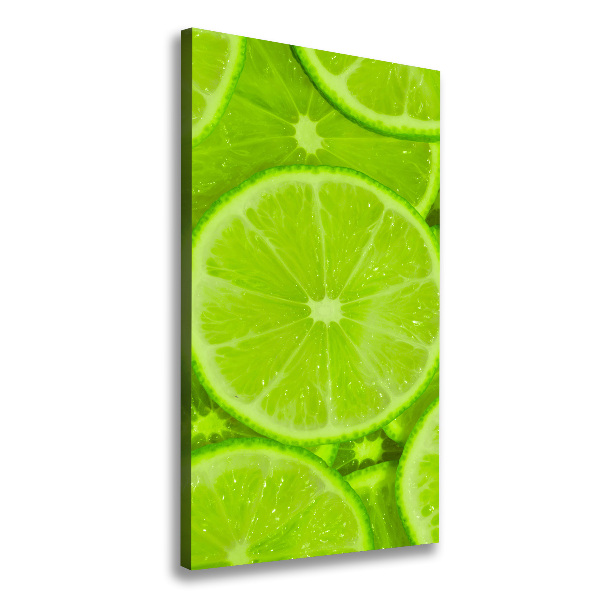 Stampa quadro su tela verticale Lime